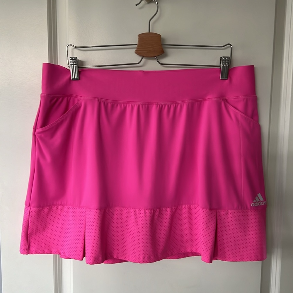 Adidas Pleated Perforated Golf/Athletic Skort, XL